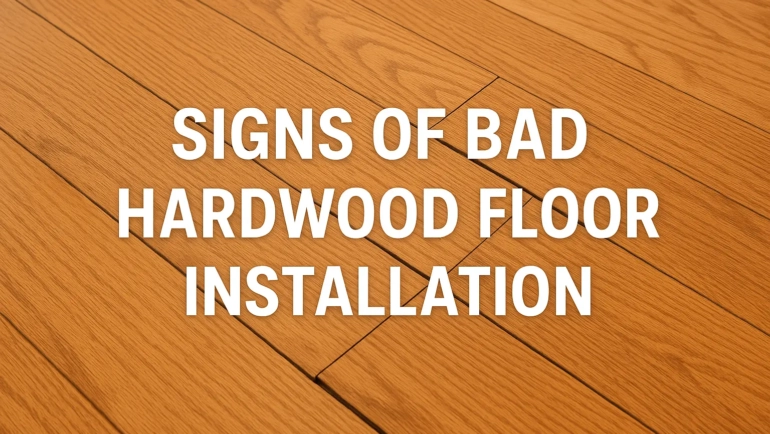 Signs of Bad Hardwood Floor Installation