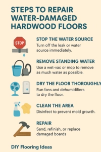 Steps to Repair Water Damaged Floors