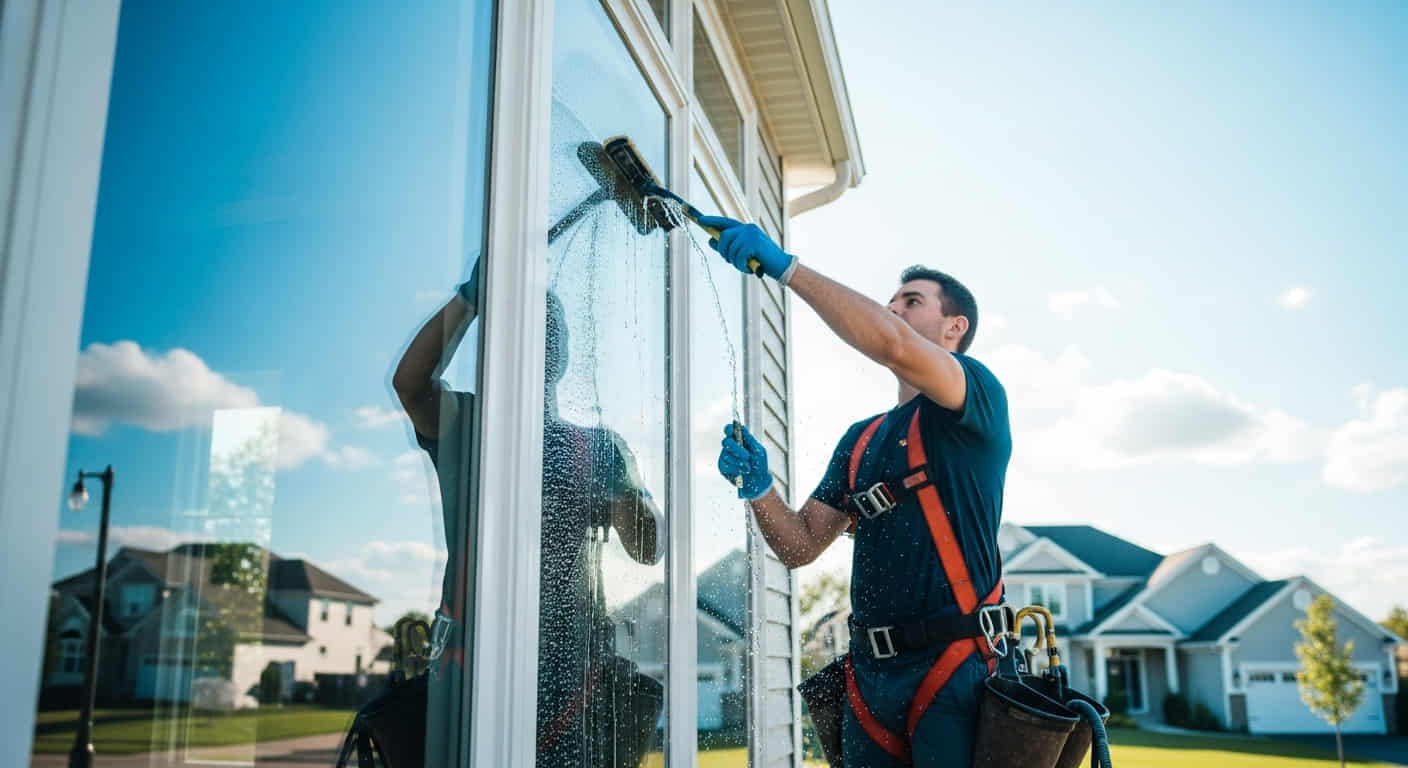 professional window cleaner in Columbus