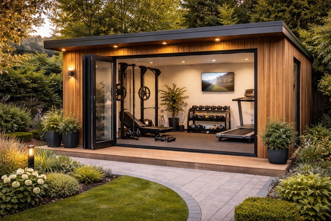 Create a Private Garden Gym for Year-Round Fitness