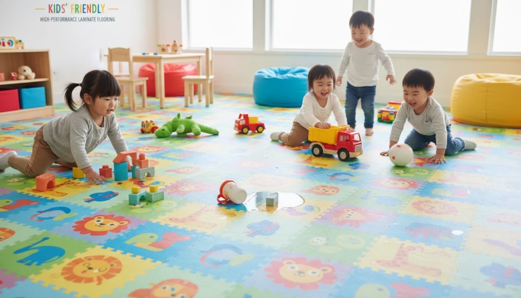 High-Performance Laminate flooring for kids